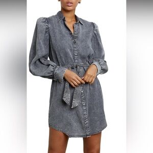 Rails Adele Acid Wash Denim Dress - chambray
